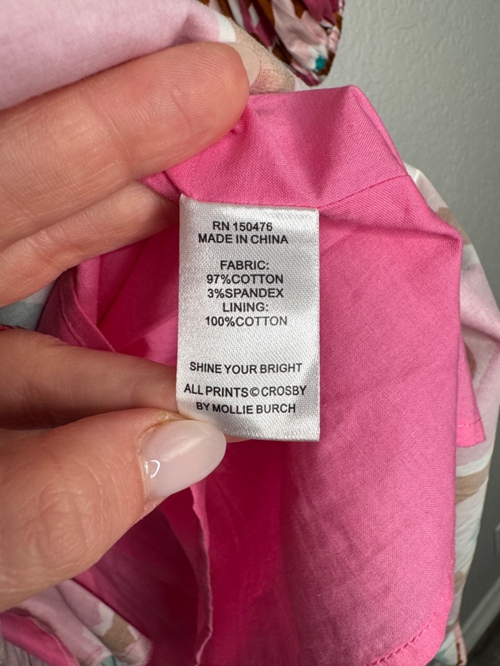 NWT Crosby by Mollie Burch Emerson Midi Dress in Bloom Bloom XS - Picture 6 of 8